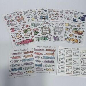 EMAS Dates/Planner Set Up Bundle (13 stickers)